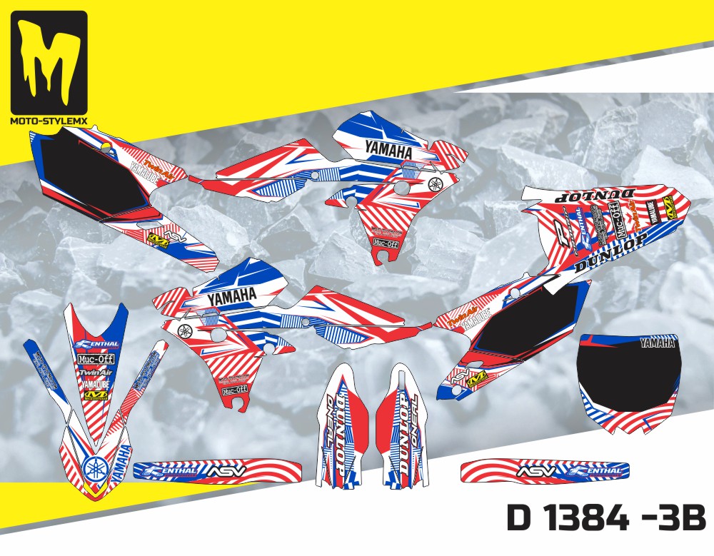 D 1384 -3B Yamaha YZf 250 '14-'18