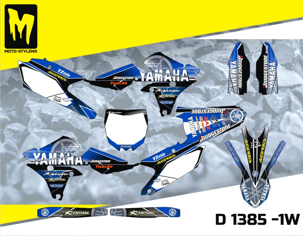 D 1385 -1W Yamaha YZf 450 '14-'17