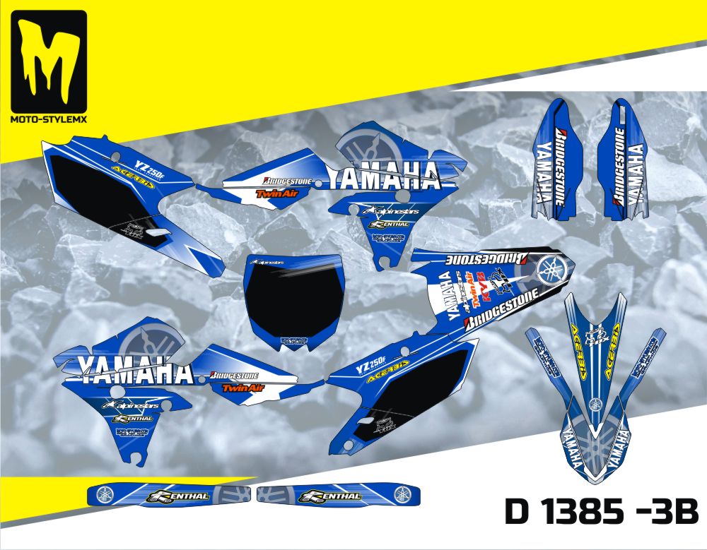 D 1385 -3B Yamaha YZf 250 '14-'18